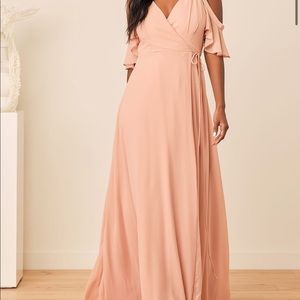 Lulus Wrap Maxi Dress